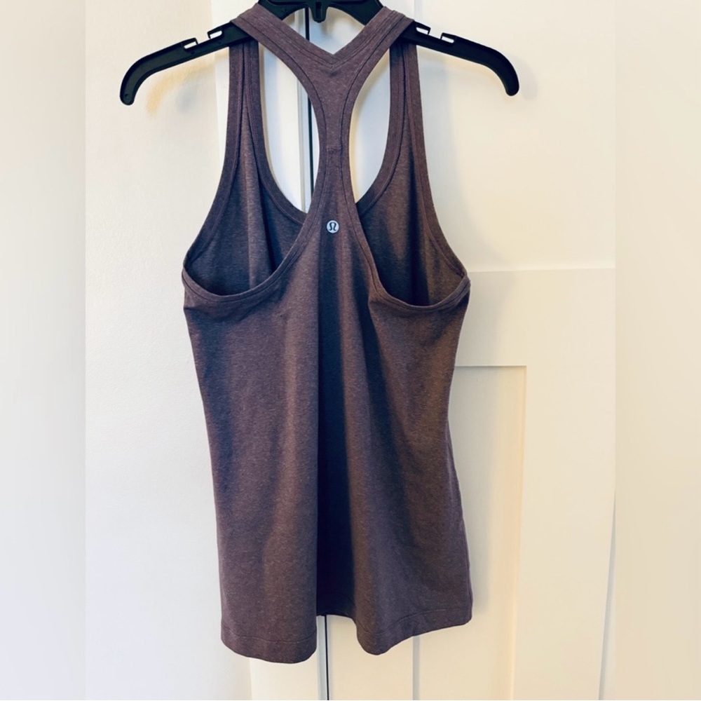 Lululemon Racerback Tank Top Purple Heather Yoga Pilates Running 8/10 Medium